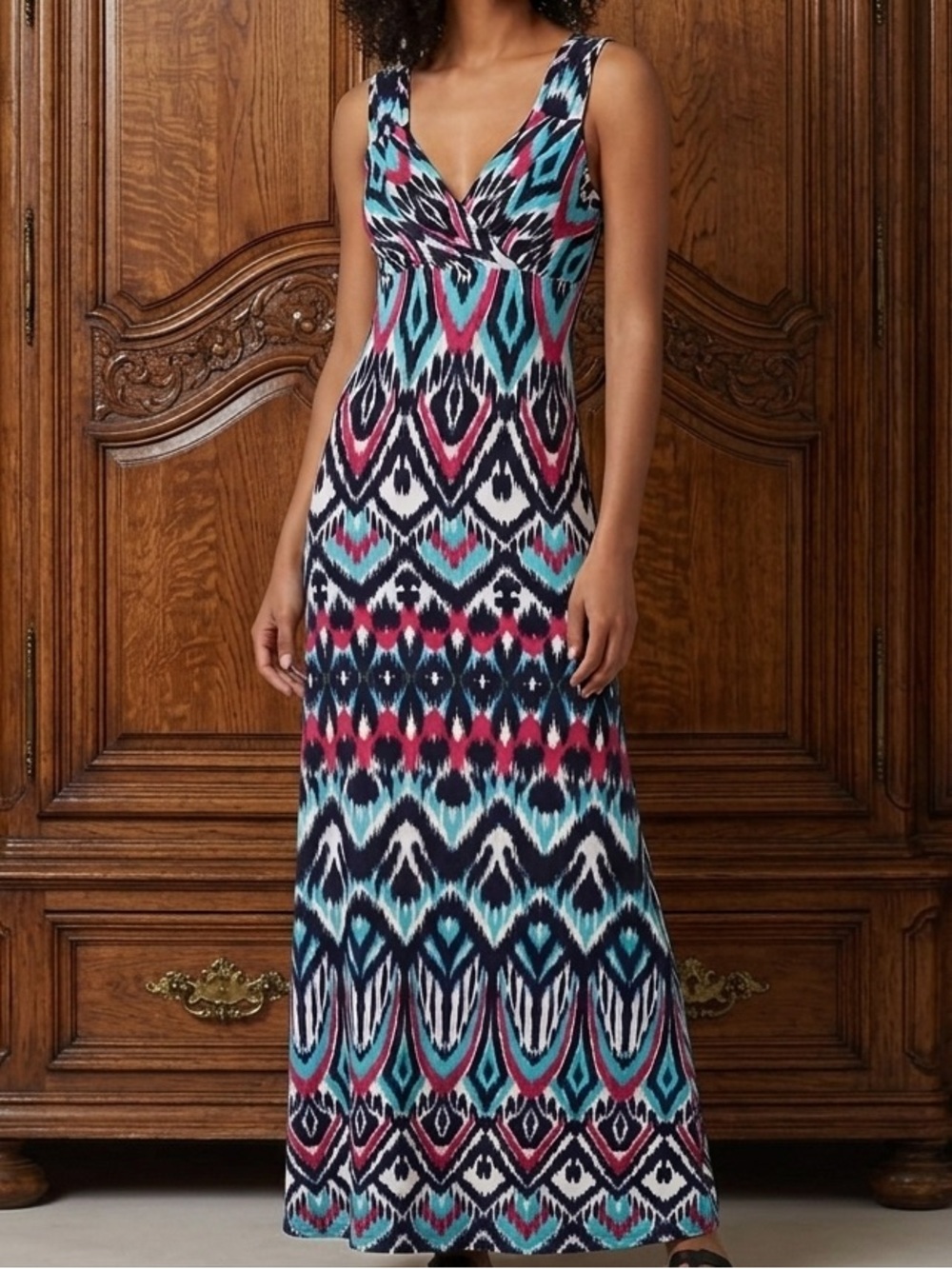 INC colorful maxi dress Xsmall to small 
spring summer dress nwot